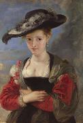 Peter Paul Rubens Portrait of Susanne Fourment (mk08) Germany oil painting reproduction